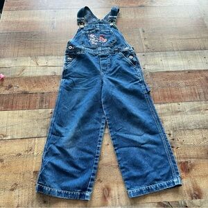 Girl’s powerpuff girls Denim Overalls size 6/6x